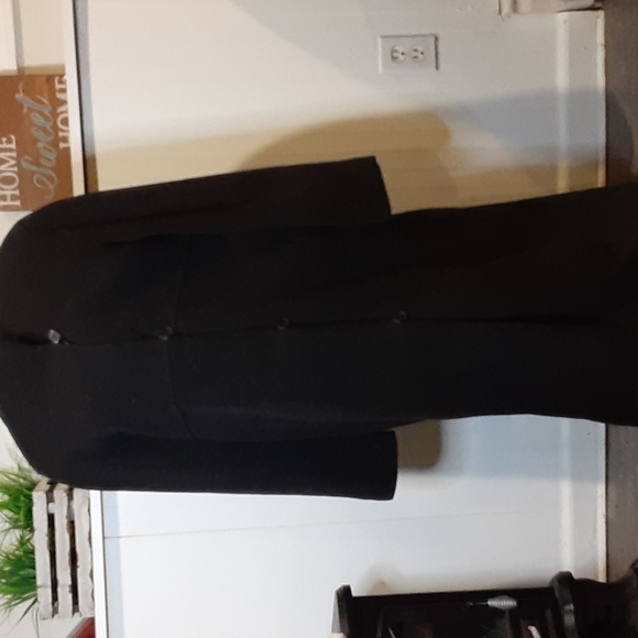 Vintage Halston Fully Lined Wool Long Coat Sz 12 made in Russia - Picture 2 of 11